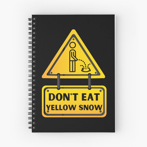 Item preview, Funny Quote - Don't Eat Yellow Snow - Peeing Man designed and sold by Georgy09.