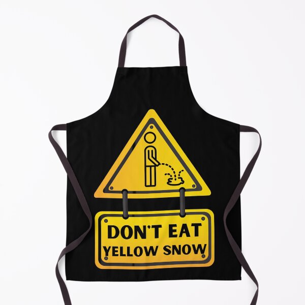 Item preview, Funny Quote - Don't Eat Yellow Snow - Peeing Man designed and sold by Georgy09.