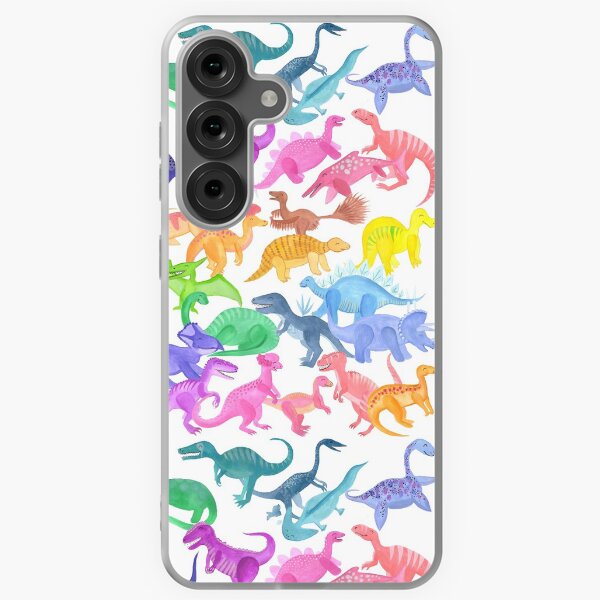 Roarsome Rainbow Dinosaur Alphabet Samsung Galaxy Soft Case
