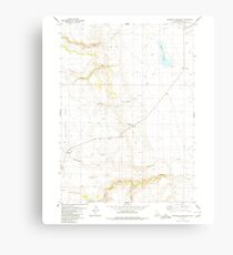 USGS TOPO Map Idaho ID Grasmere Reservoir 236312 1979 24000 Metal Print