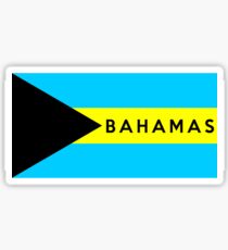 flag of bahamas Sticker