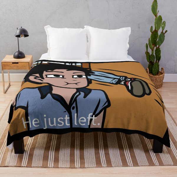 Item preview, "He just left." designed and sold by RatTrapTees.