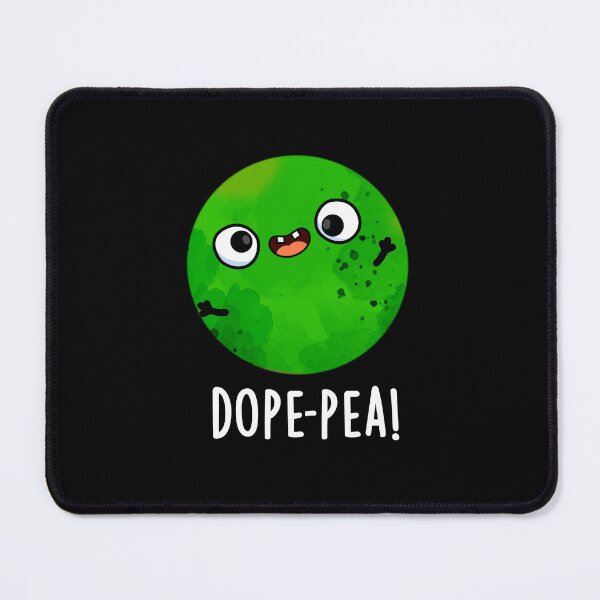 Item preview, Dope-pea Funny Dopey Pea Pun (Dark BG) designed and sold by punnybone.