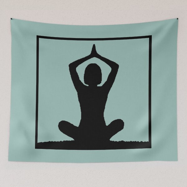 Item preview, SALUTATION POSE | Yoga Art~Design (transparent box) designed and sold by CONTEMPORARY ART~DESIGN.
