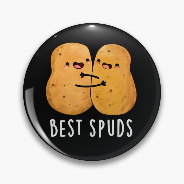 Item preview, Best Spuds Best Buddies Funny Potato Puns (Dark BG) designed and sold by punnybone.
