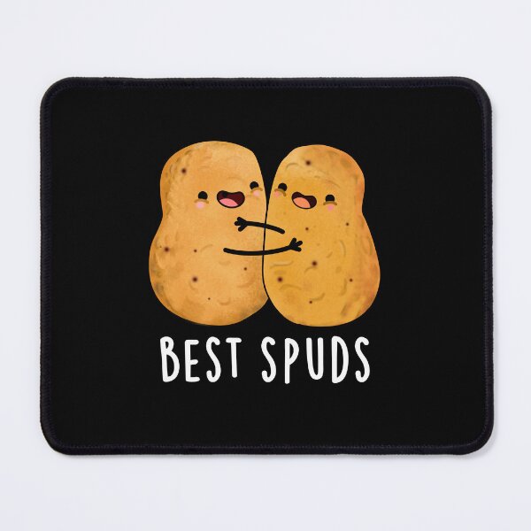 Item preview, Best Spuds Best Buddies Funny Potato Puns (Dark BG) designed and sold by punnybone.