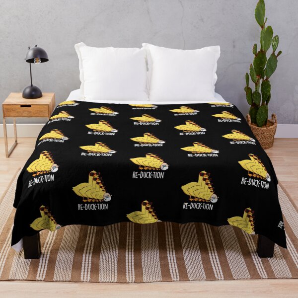 Item preview, Re-duck-tion Funny Animal Duck Puns (Dark BG) designed and sold by punnybone.
