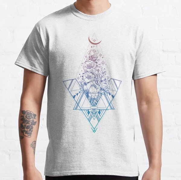 Vista previa del artículo con la obra «Geometría sagrada floral // Peonías del arco iris», diseñado y vendido por Magnetic Pajama.