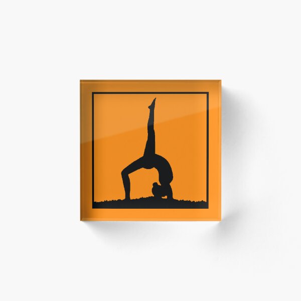 Item preview, INVERTED STAFF POSE | Yoga Art~Design (transparent box) designed and sold by CONTEMPORARY ART~DESIGN.