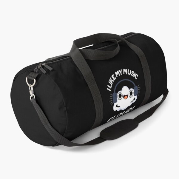 Item preview, I Like My Music Cloud Funny Weather Puns (Dark BG) designed and sold by punnybone.