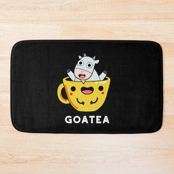 Item preview, Goatea Goat Funny Tea Puns (Dark BG) designed and sold by punnybone.