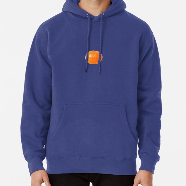 Clementine Tangerine Mandarin Fruit Minimalist Design Pullover Hoodie
