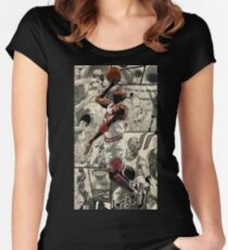 Michael Jordan 23 Women's Fitted Scoop T-Shirt