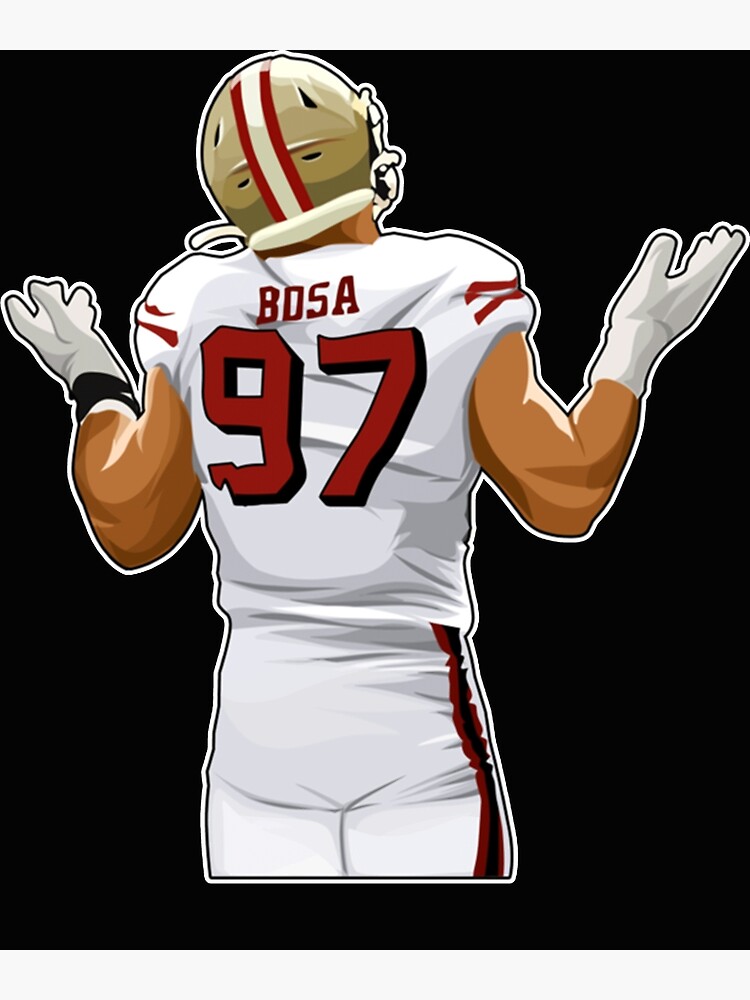 Nick Bosa After Sacking  Poster for Sale by PSeonna