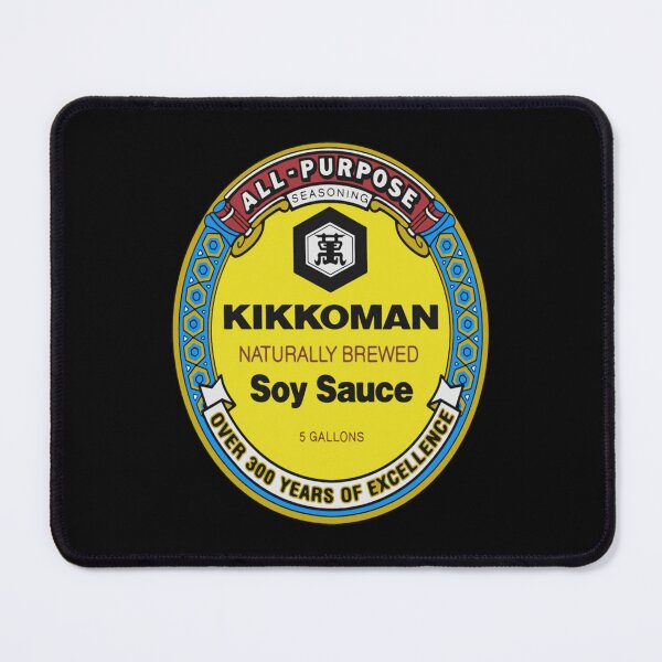 Artikelvorschau, All Purpose Kikkoman Sojasauce Print Design Herren Ideal Kurzarm Schwarz Lustige Baumwolle entworfen und verkauft von Isla Allen.