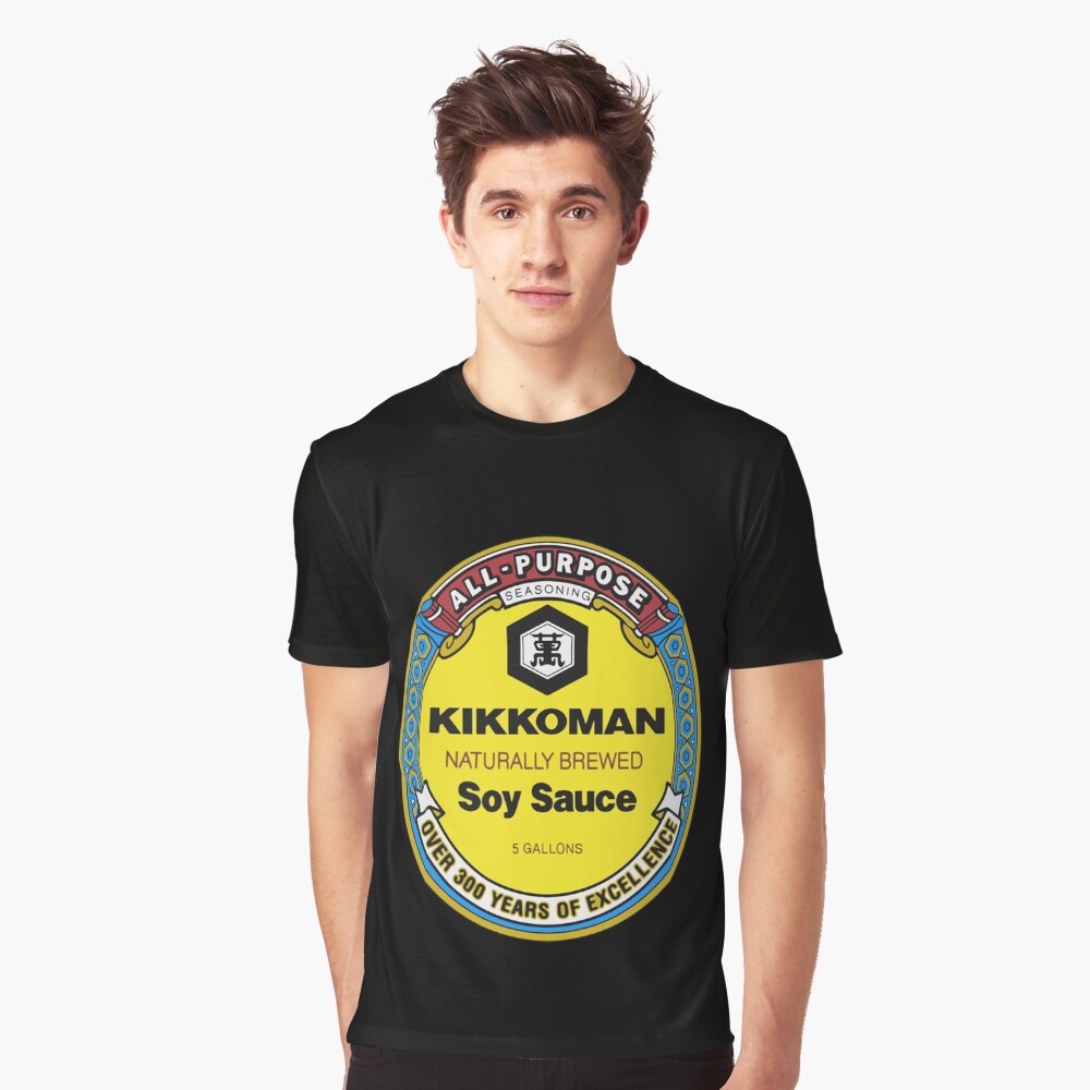 All Purpose Kikkoman Soy Sauce Print Design Men's Ideal