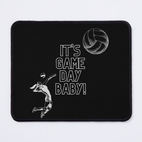 Item preview, IT'S GAME DAY BABY! (Volleyball) designed and sold by Hipnautical.