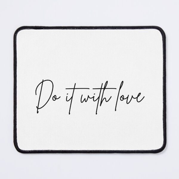 Item preview, Do It With Love(Motivational Quote) Typography designed and sold by Jalib.