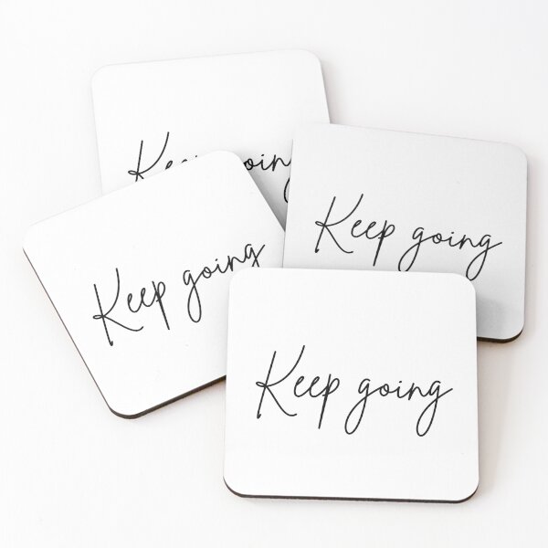 Item preview, Keep Going (Motivational Quote) Typography designed and sold by Jalib.
