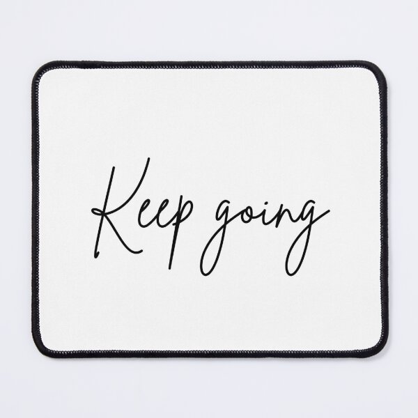 Item preview, Keep Going (Motivational Quote) Typography designed and sold by Jalib.