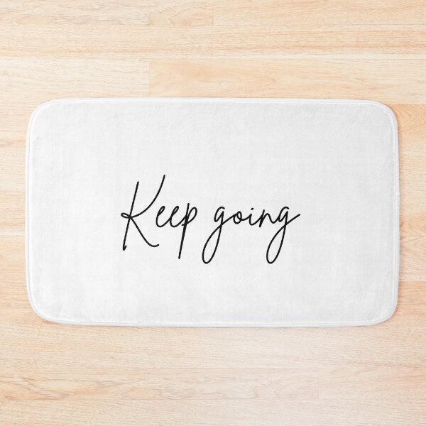 Item preview, Keep Going (Motivational Quote) Typography designed and sold by Jalib.
