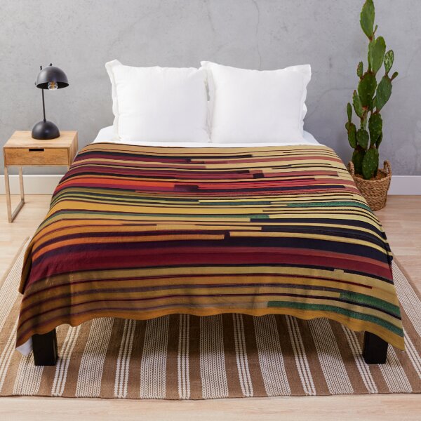 Item preview, Abstract Red & Green Striped shapes designed and sold by Stanley de Wekker.