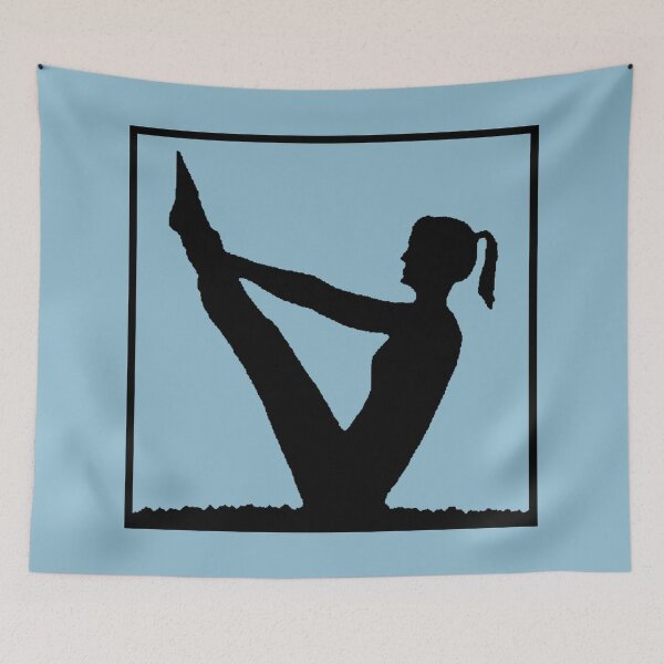 Item preview, FORWARD FULL BOAT POSE | Yoga Art~Design (transparent box) designed and sold by CONTEMPORARY ART~DESIGN.