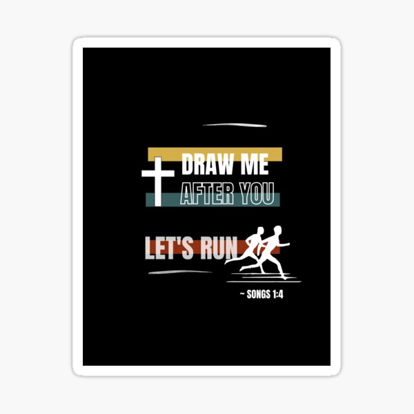 Item preview, Let's run! Bible quote designed and sold by ISBrunning.