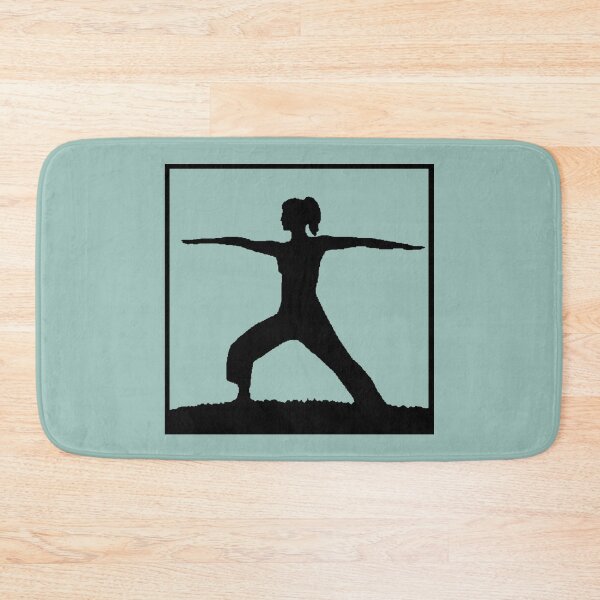 Item preview, WARRIOR TWO POSE | Yoga Art~Design (transparent box) designed and sold by CONTEMPORARY ART~DESIGN.