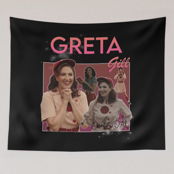Item preview, Greta Gill Vintage Tee retro designed and sold by ZOIEGREEN.