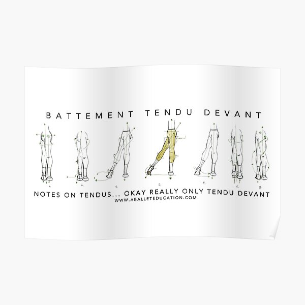 Notes on Tendu Poster