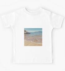 Tranquil Hawaiian Beach Scene Kids Tee