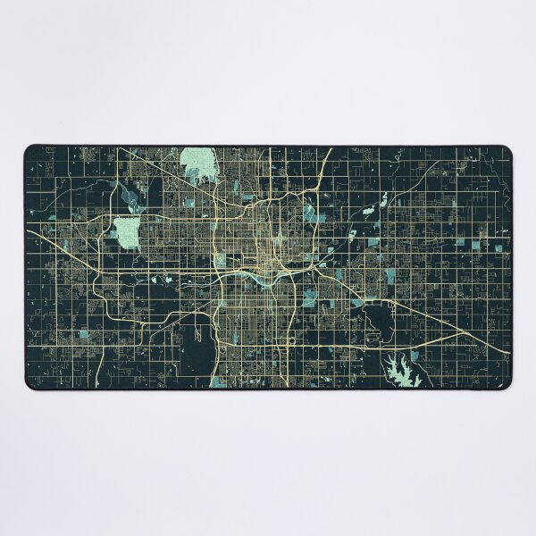 Item preview, Oklahoma City Map of USA - Summer designed and sold by deMAP.
