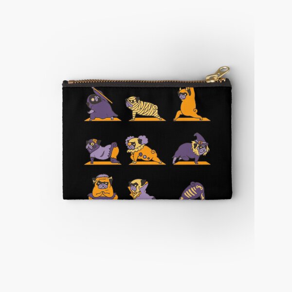 Item preview, Pug Yoga Halloween Monsters designed and sold by Huebucket.