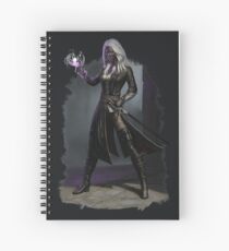 Drow Warlock Spiral Notebook
