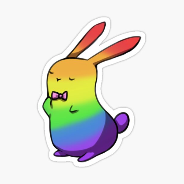 LGBT*-Pride Bunny Sticker