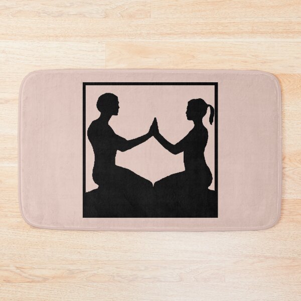 Item preview, COUPLES POSE | Yoga Art~Design (transparent box) designed and sold by CONTEMPORARY ART~DESIGN.