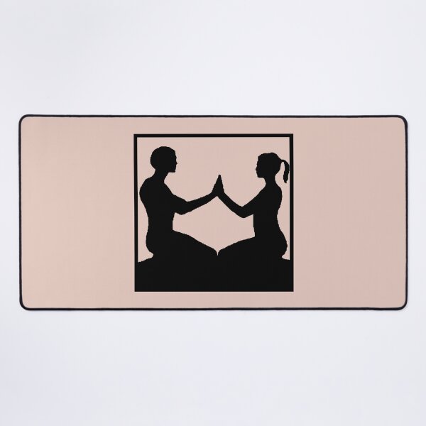 Item preview, COUPLES POSE | Yoga Art~Design (transparent box) designed and sold by CONTEMPORARY ART~DESIGN.