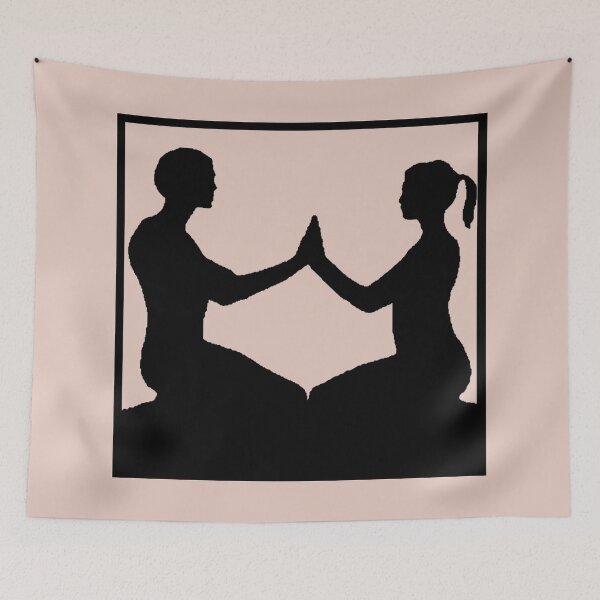Item preview, COUPLES POSE | Yoga Art~Design (transparent box) designed and sold by CONTEMPORARY ART~DESIGN.