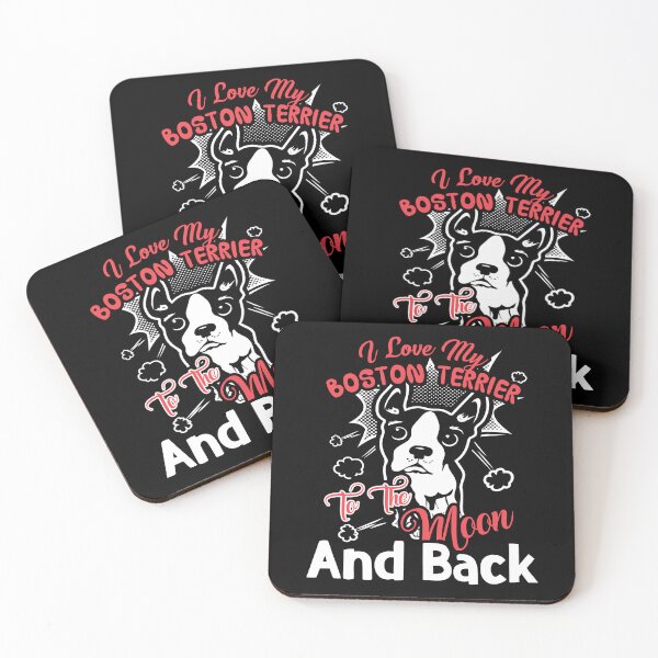 Item preview, I Love Boston Terrier To The Moon And Back designed and sold by UnknownArtistt.