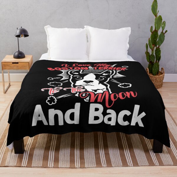 Item preview, I Love Boston Terrier To The Moon And Back designed and sold by UnknownArtistt.