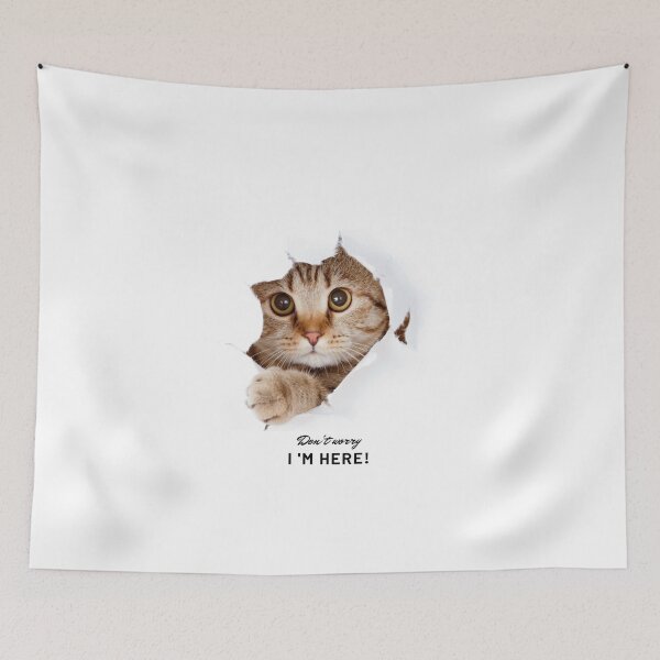Item preview,  Don't worry i 'm here-  Puppy cat I love  designed and sold by Himarooma.