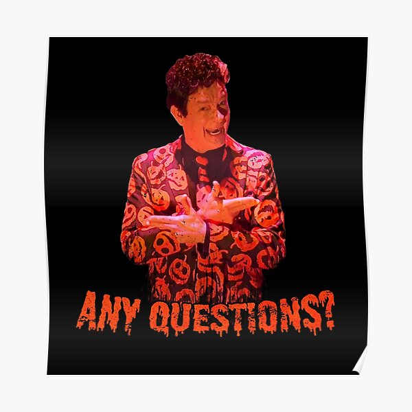 David S. Pumpkins - Any Questions? VI Poster