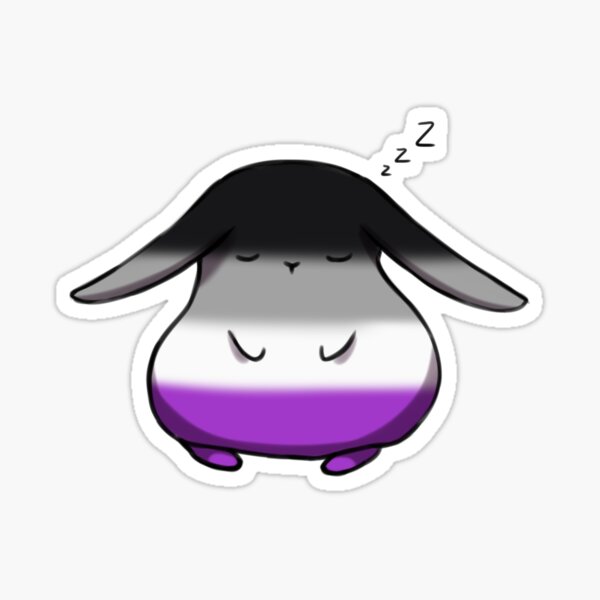 Ace-Pride Bunny Sticker