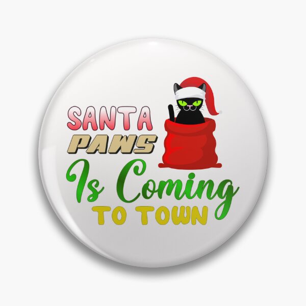 Item preview, Santa Paws Is Coming To Town- Cat designed and sold by SimplyCosmic11.