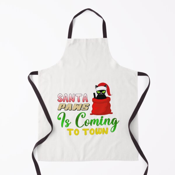 Item preview, Santa Paws Is Coming To Town- Cat designed and sold by SimplyCosmic11.