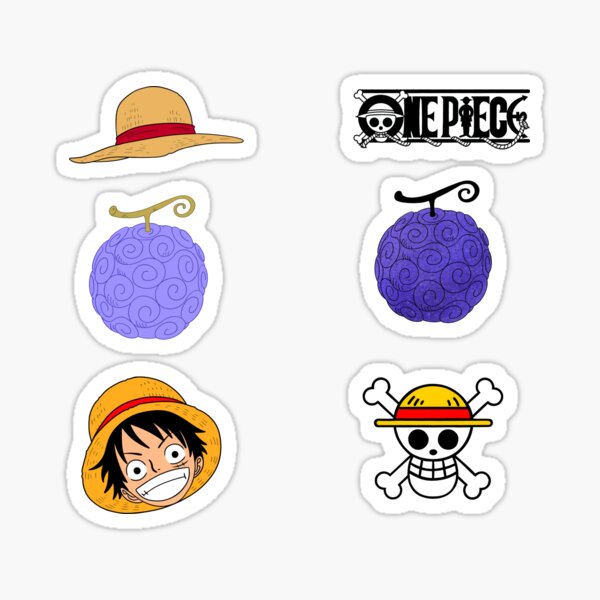 One Piece Luffy Devil Fruit Pixel Art (Gomu Gomu) Sticker for Sale by  SnailKisses