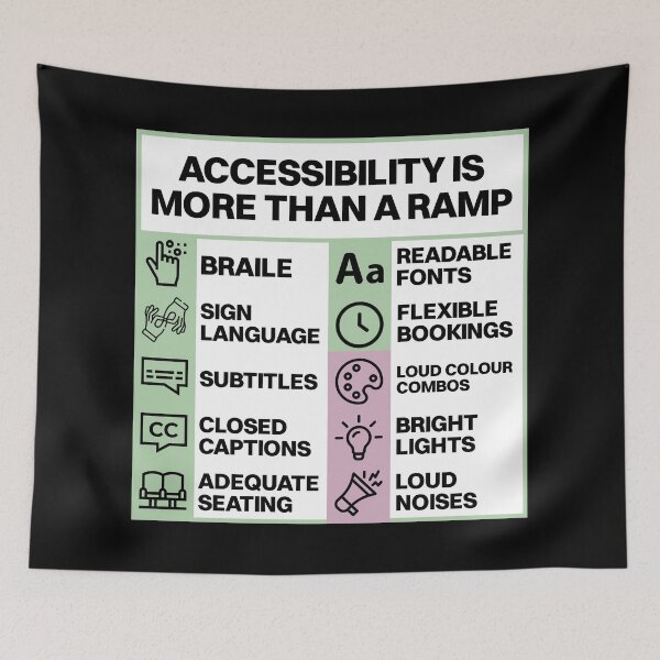 Item preview, Accessibility Is More Than A Ramp - Be Accessible designed and sold by Picket Club.
