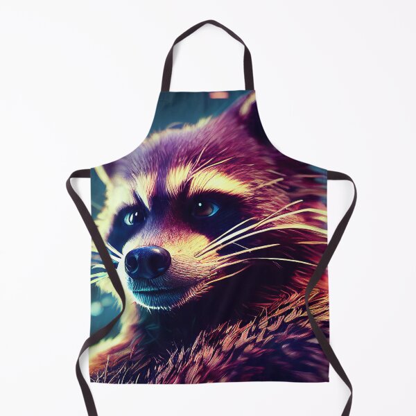 Item preview, Cute Raccoon  Portrait Colorful Raccoon  painting designed and sold by ONORMAL.