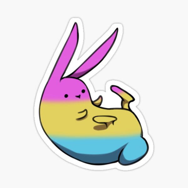 Pan-Pride Bunny Sticker